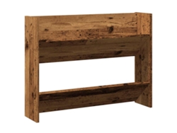 Zapatero de pared de madera recuperada, madera vieja, MAISON EXCLUSIVE, 80x18x60 cm