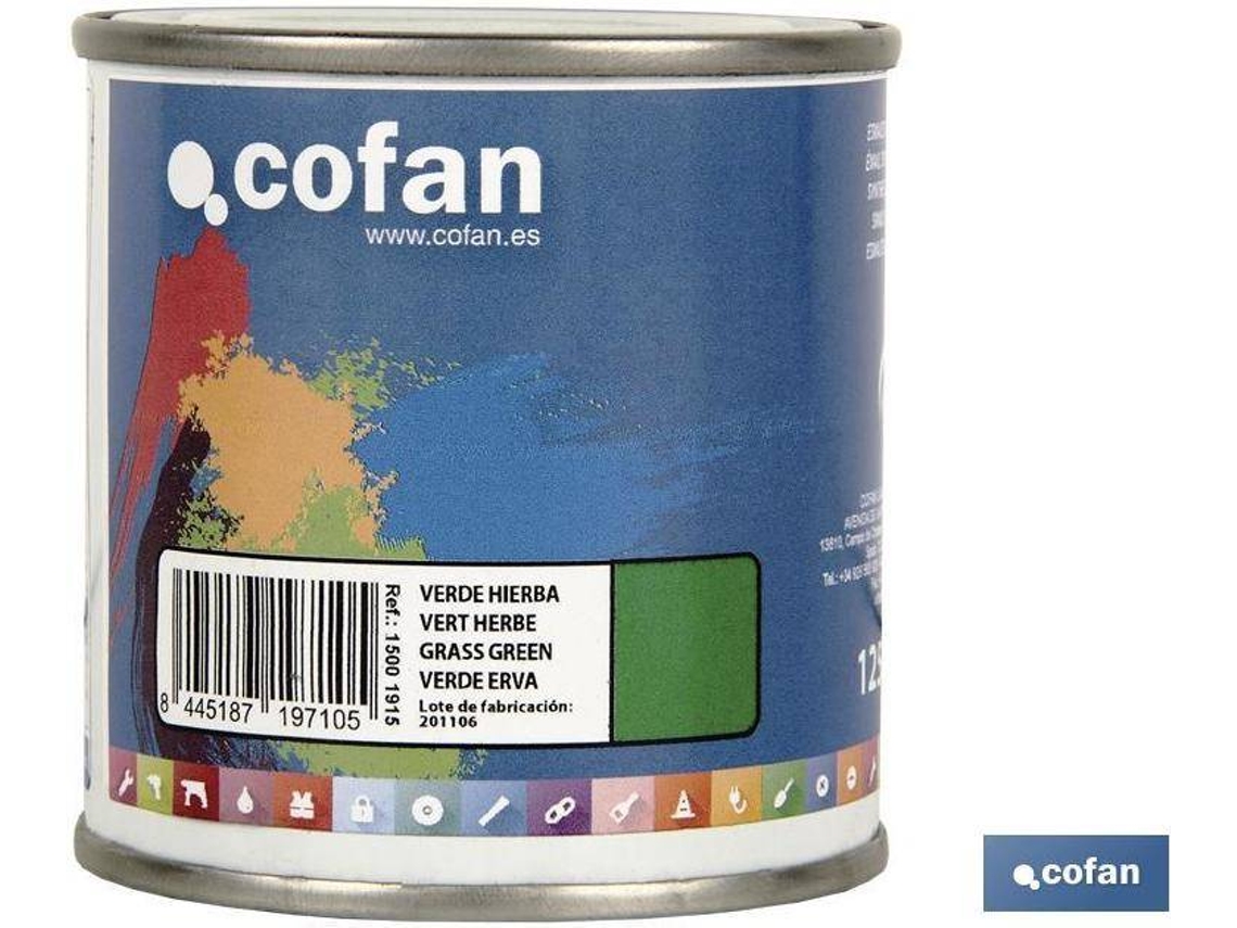 Esmalte Sintético COFAN Verde Hierba   (125 ml)