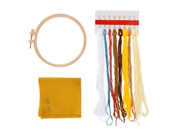 Kit de Bordado Impresso com Padrões de Gato e Borboleta para Decoração e Presentes