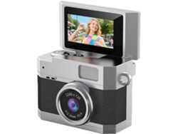 Mini Cámara Digital 1080p Con Pantalla Abatible Para Selfies De 0,96 Pulgadas Y Sensor Ccd Retro.