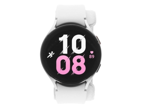 Smartwatch SAMSUNG Galaxy Watch5 Silver 44Mm Bluetooth Mit Sport Band Branco