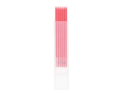 6 Recambios De Lápiz De Carpintero De 2,8 Mm Hb Para Marcar Y Trazar Madera Con Cera Roja