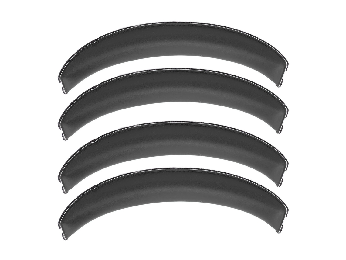 4 Almohadillas Para Diadema De Auriculares Inalámbricos W800bt Plus, Cuero Proteico Negro.