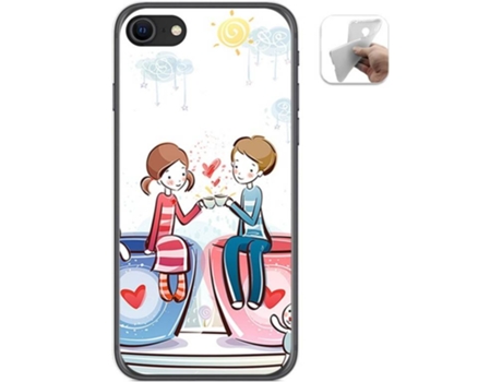 Carcasa iPhone SE 2020 TUMUNDOSMARTPHONE Café Multicolor