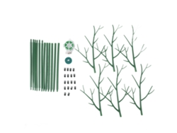 Estacas de soporte para plantas, extraíbles, con forma de rama de árbol, para plantas en maceta y flores, 100 cm