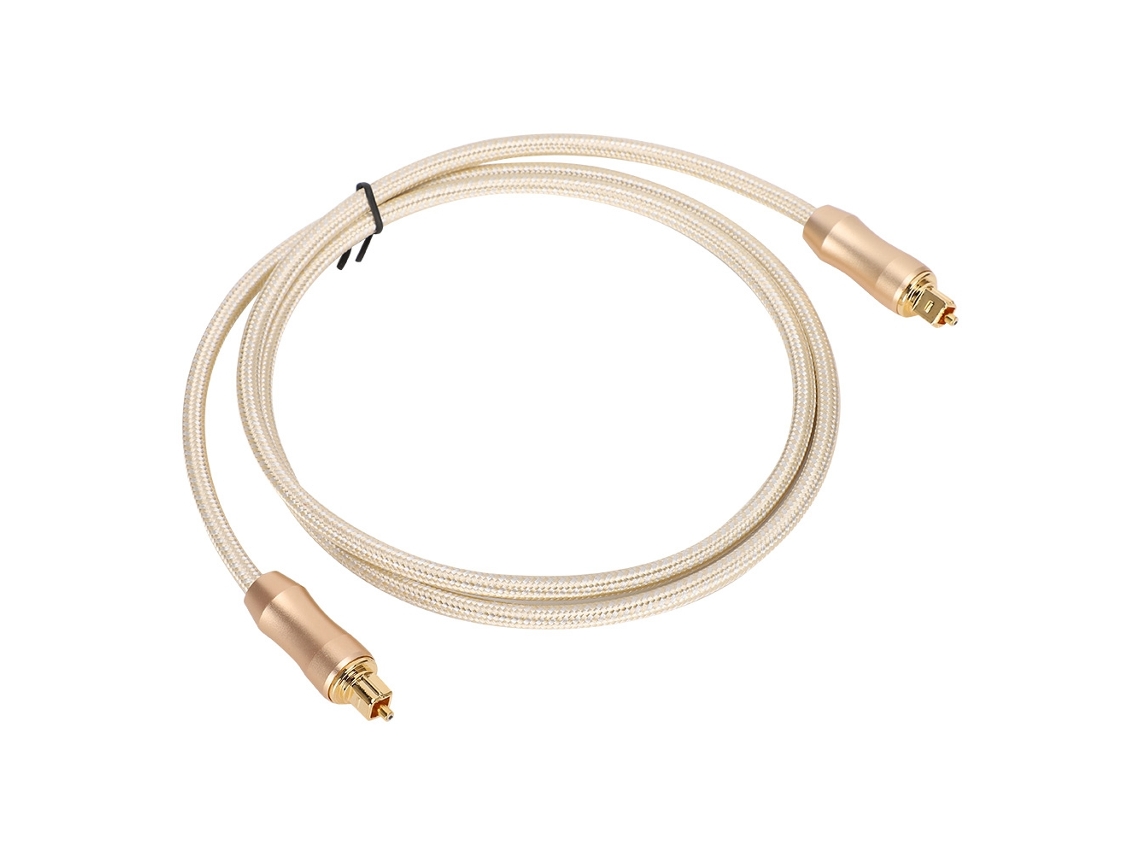 Cable óptico de transmisión de señal de audio digital estéreo