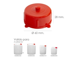 Tapon Para Bidon Alimentario 5 / 10 / 20 Litros WOLFPACK LINEA PROFESIONAL