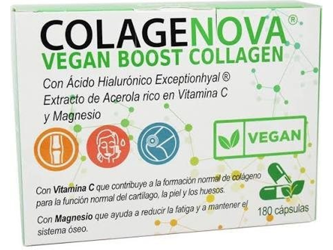 Complemento Alimentar VAMINTER Colagenova Vegan Boostulas 30 Dias (180 Cápsulas)