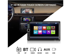 Reproductor MP3/MP5 para coche Stelasplen con radio FM, pantalla de 7 pulgadas, USB y Bluetooth