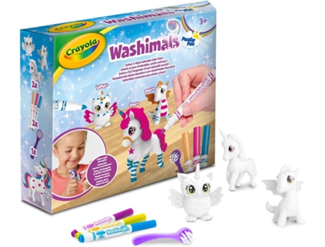 Washimals CRAYOLA Pets (Mocho, Dragão Y Unicórnio)