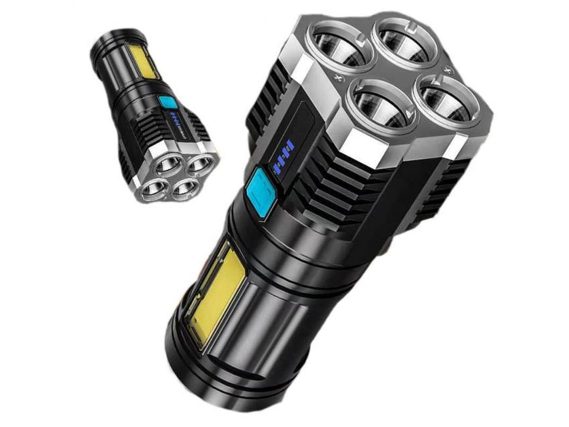 2026-linterna Led De Alta Luz Recargable Por Usb Manejo Manual Impermeable Ipx5 Para Camping Senderismo Emergencias Al Aire Libre