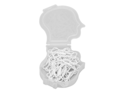 30 Clip De Papel Bonito Hueso Forma Cubierto De Plástico Alambre Multiusos Lindo Para Cuaderno Scrapbook Marcador Blanco