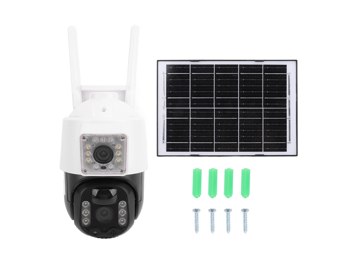 Cámara De Seguridad Solar Inalámbrica Para Exteriores, Wifi 2.4g, 1080p, Ptz, 320 Grados.