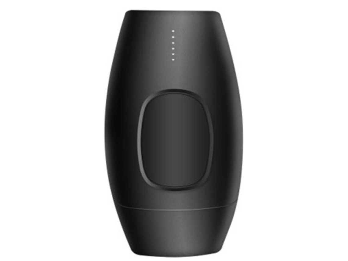 Depiladora de luz pulsada de 600.000 flashes, apta para mujeres y hombres, depiladora profesional IPL Yizhood (negra)