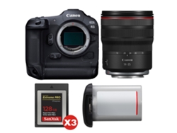 Canon Eos R3 + Rf 14-35mm F/4 L Is Usm + 3 Sandisk 128gb Extreme Pro Cfexpress Type B + Canon Lp-e19 + Ebook “20 Consejos Para Fotos Que Impactan”