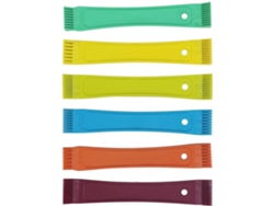 Juego de 4 peines para radiador SFUSHOS con aletas de plástico de colores.