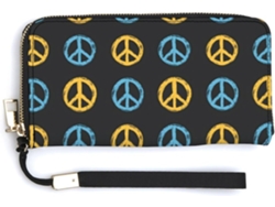Cartera Cuero Con Cremallera Para Mujer Diseño Estampado
