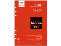 Recambio para Agenda FINOCAM OPEN R1099 2025 15,5 x 21,5 cm