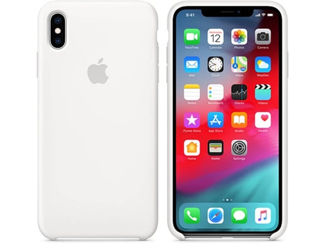 Funda iPhone XS Max WJS Silicona Blanco