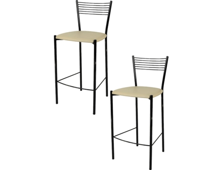 Conjunto de 2 Taburetes T M C S Elegance SGMN102LI (Beis - 93x42x43 cm - Acero)