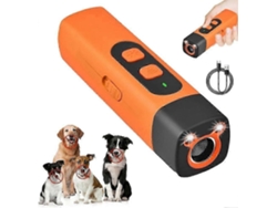 Dispositivo ultrasónico recargable para disuadir los ladridos del perro, control antiladridos de 3 frecuencias con linterna LED para perros pequeños GOKOCO