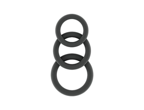SONO N 25 Set Anillos Pene Silicona Gris