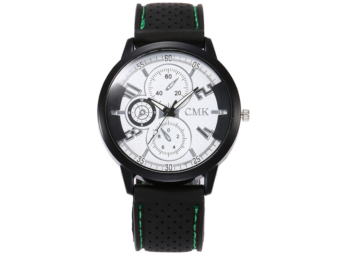 Reloj Deportivo Unisex Con Correa De Silicona, Estilo Casual Y Moderno (verde)