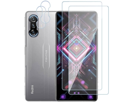 2x Protector de Pantalla Cristal Templado Xiaomi Poco F3 GT Case-friendly