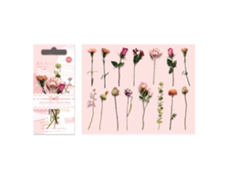 30 pegatinas vintage de plantas, flores y hojas, pegatinas vintage retro de plantas y flores para portátil, álbumes de recortes, diarios, planificadores y tarjetas