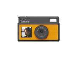 Cámara digital Yizhood 4K HD con zoom de 18x y lente de 2,8 pulgadas (naranja)