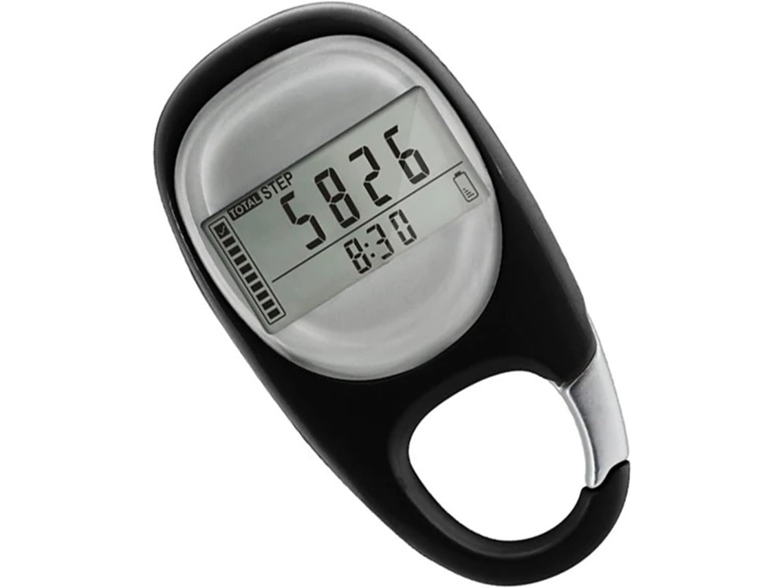 Podomètre De Marche, Porte-clés, Compteur Pas Fitness, Jauge Calories Sportives Lecture Précise