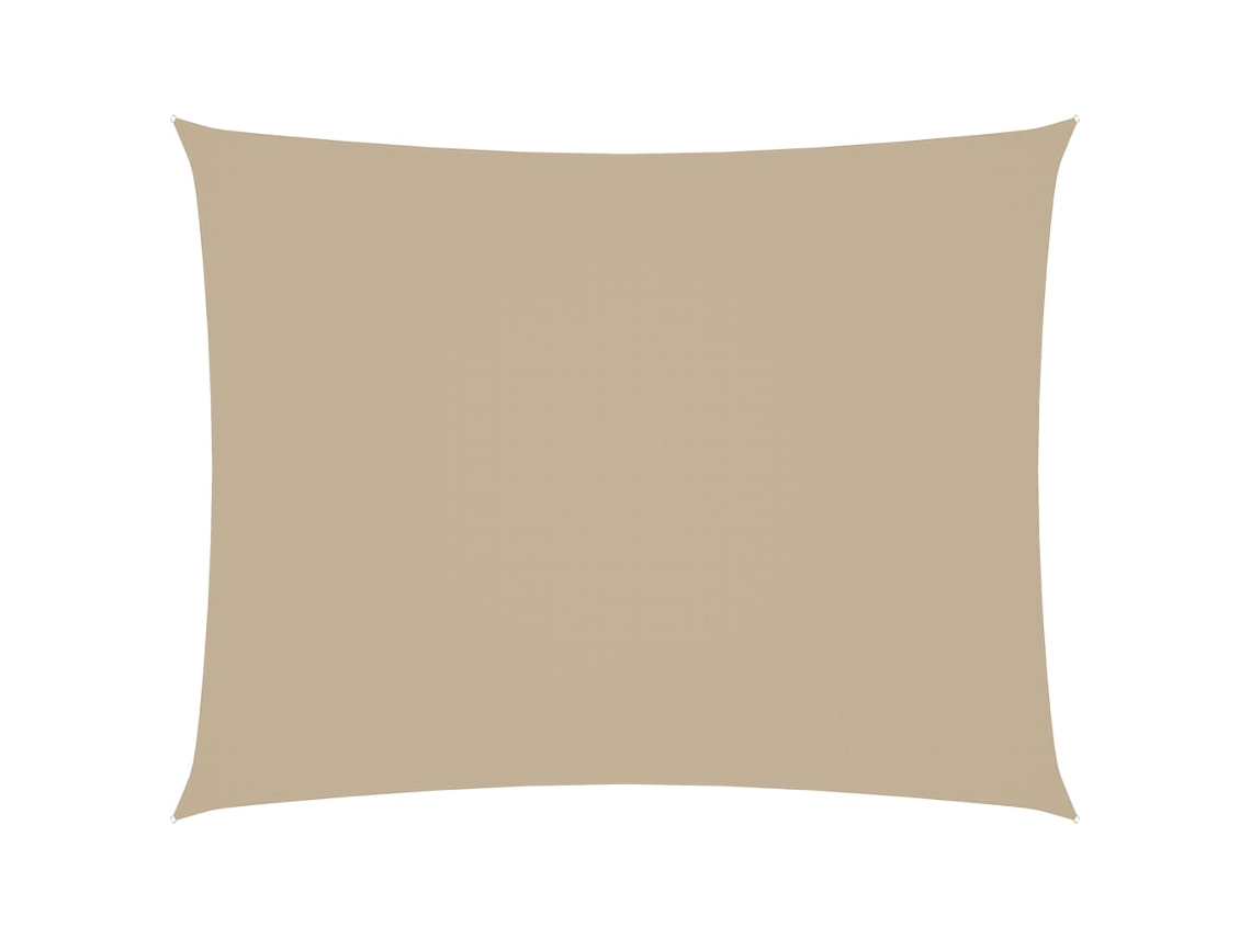 Maison Exclusive - Toldo De Vela Rectangular Tela Oxford Beige 2,5x4 M