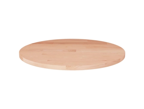 Superficie de mesa redonda madera de roble sin tratar VIDAXL (Ø30x1,5cm)