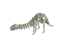 Maqueta 3d De Madera. Diplodocus. 40 Piezas.