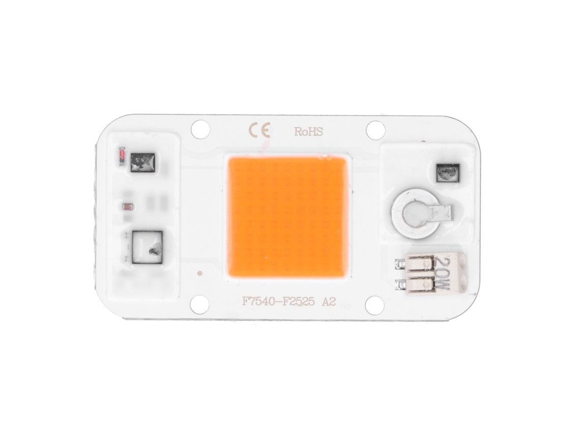 Bombilla Led Cob De 20 W Y 220 V, Sin Soldadura, Luz Blanca Cálida, Espectro Completo, Para Bricolaje.