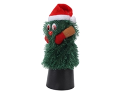 Lindo árbol de Navidad musical giratorio de mesa