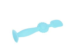 Espátula Para Crema De Pañales De Bebé, Silicona Suave, Base De Succión, Azul, 15 Cm (5,9 Pulgadas)