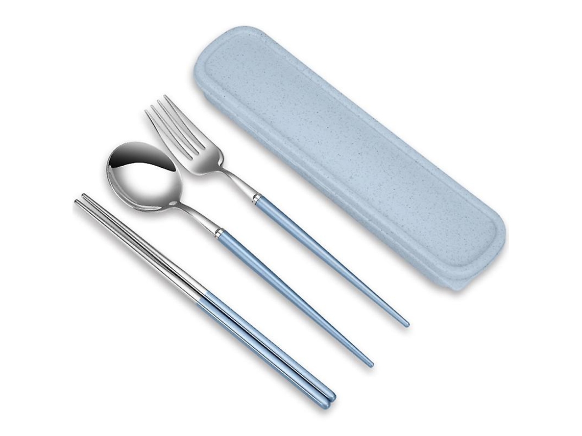 Juego De Cubiertos De Tenedor Y Palillos De 3 Piezas