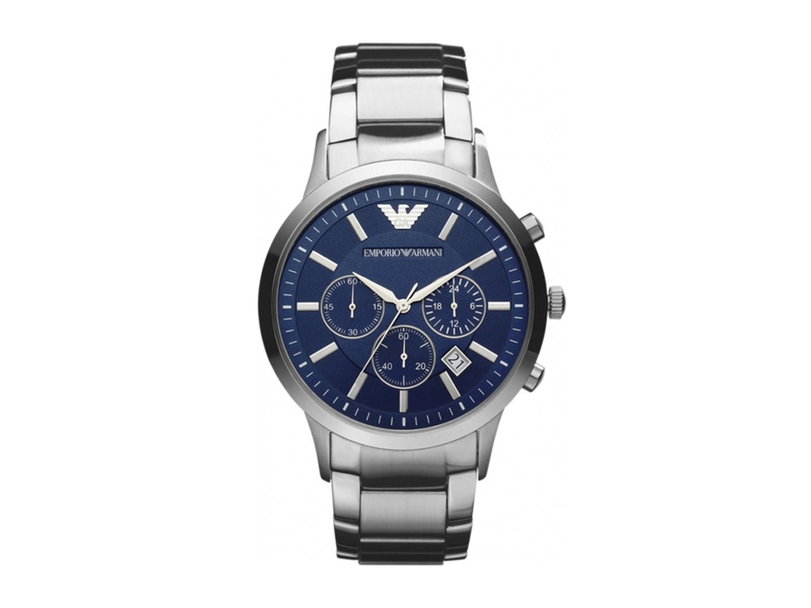 recurso renovable jerarquía Circular Reloj EMPORIO ARMANI Hombre (Acero Inoxidable - Plateado) | Worten.es