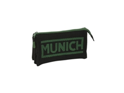 Estuche triple Safta Munich Caviar 22x12x3cm