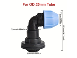 Kit de conexión para tanque de agua Pickifypunnyb Slo Slowmoose