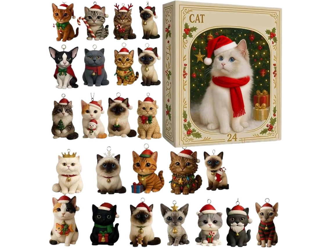 Calendarios De Cuenta Regresiva Navideños- Lindos Calendarios Festivos De Acrílico 2d