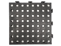 Pack 1.000 Losetas Suelo Antideslizante Maxi Drenante Negro 33x33x2cm (≈109m²) Ultra-resistentes: Paso De Coches, Hostelería, Industria