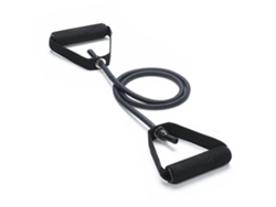 Cuerda Elástica Recta De 13,6 Kg (30 Lb) De Tensión, Fabricada En Tpe, Para Entrenamiento De Fuerza Y Fitness, Con Agarre Cómodo.