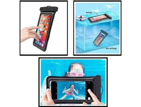 Funda Iphone Universal PHONECARE Waterproffloating Ipx8 - 6" Negro