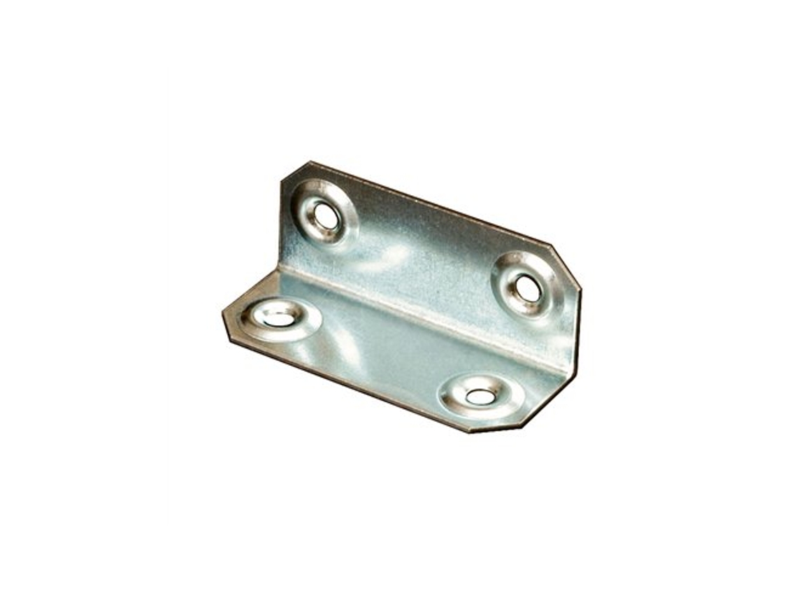 Ángulo de refuerzo galvanizado An06 20 x 20 x 50 mm Micel