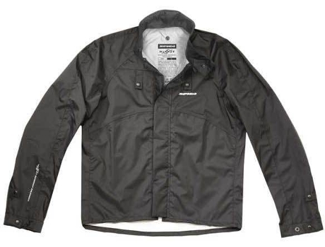 Abrigo para Hombre SPIDI Rain Chest H2out Negro para Motociclismo (XXXL)