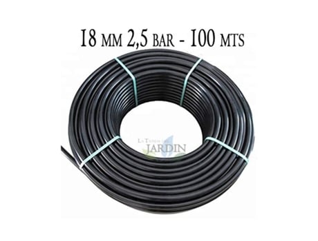 Tuberia Polietileno Agricola 18 Mm 2,5 Bar 100M Negro SUINGA