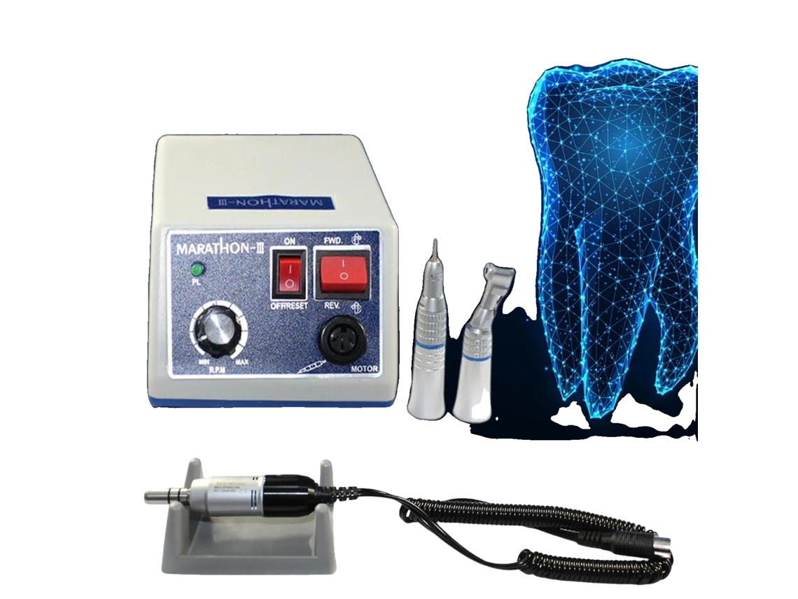 Micromotor dental, alta velocidad de 0 a 35 000 RPM, diseño compacto, control de pedal OEM