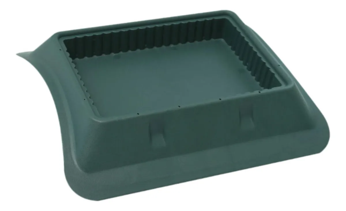 Diseño de toalla floral Tazón verde Contenedor floral Diyslowmoose
